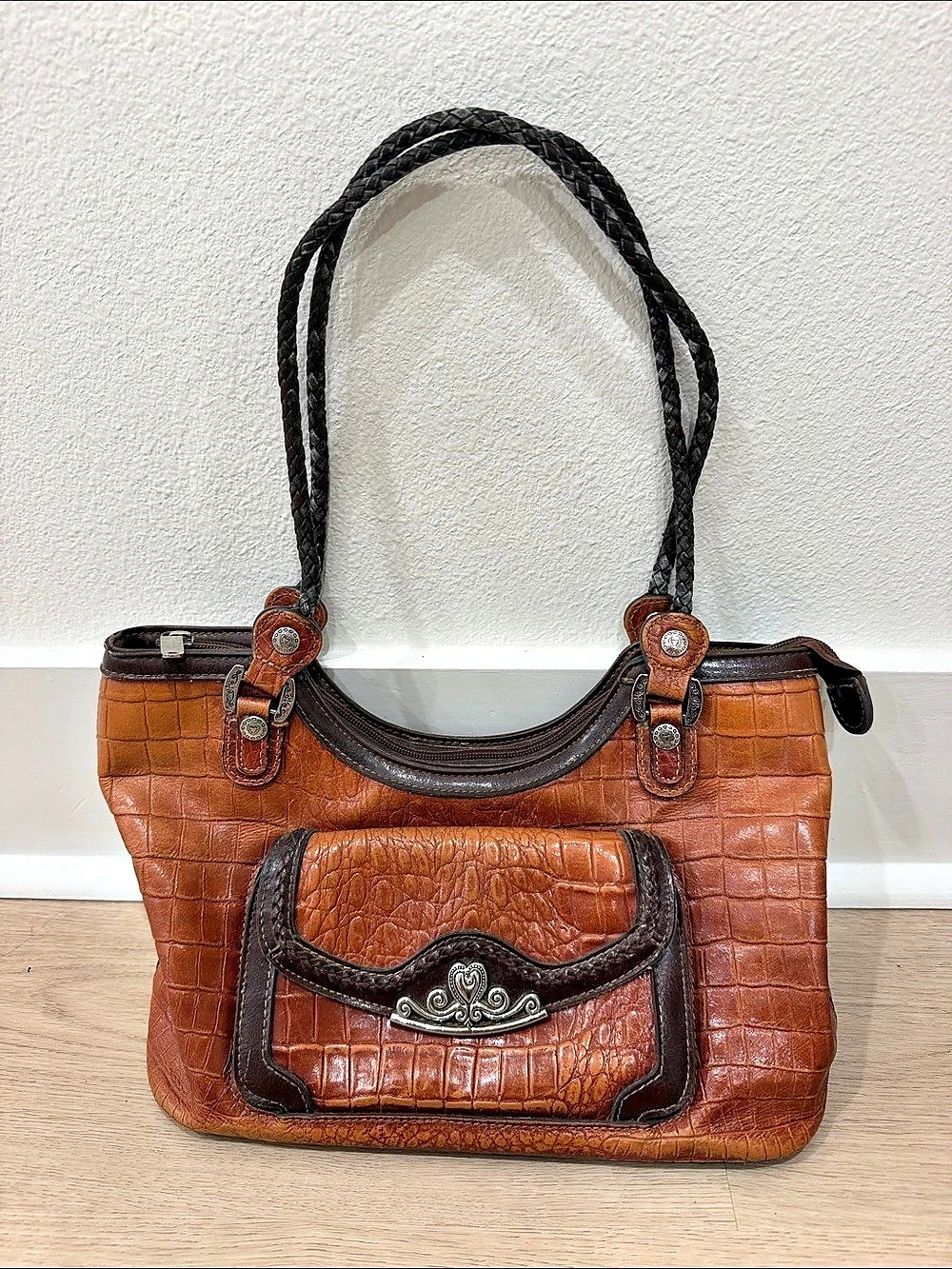 Vintage Y2K M.C. Brown Shoulder Bag